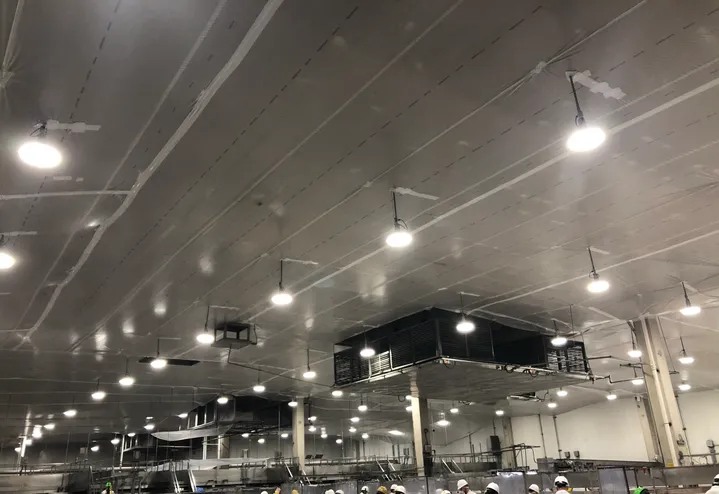 RIG temporary suspended ceiling covers